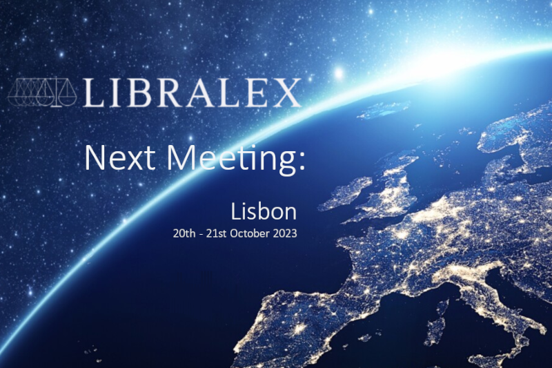 Libralex Meeting, Lisbon, October 20 - 21, 2023